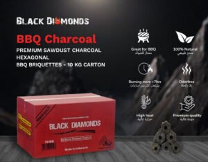 Sawdust Charcoal Briquettes 10kg (5x20CM)